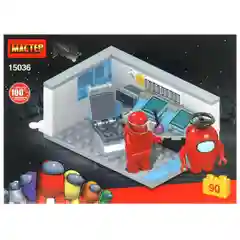 Конструктор Мастер "Пришельцы среди нас", красный, 90 деталей