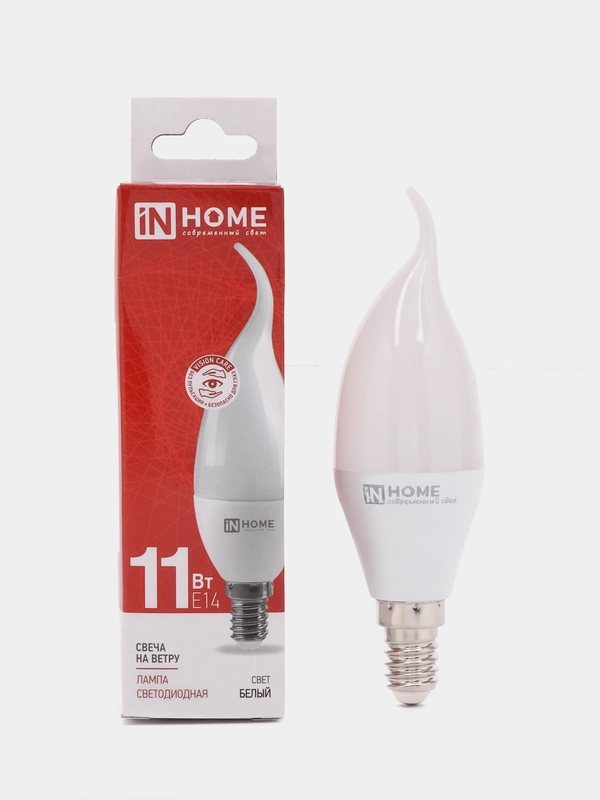 Лампа светодиодная LED-СВЕЧА НА ВЕТРУ-VC 11Вт 230В Е14 4000К 1050Лм