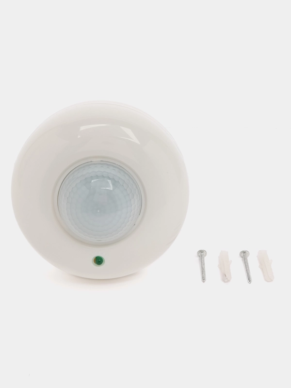 Датчик движения инфракрасный ДД 020B 800Вт 360 гр.6м IP33 белый