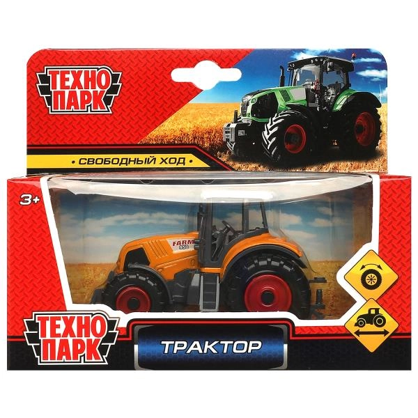Машина Технопарк "Трактор", 9,5 см