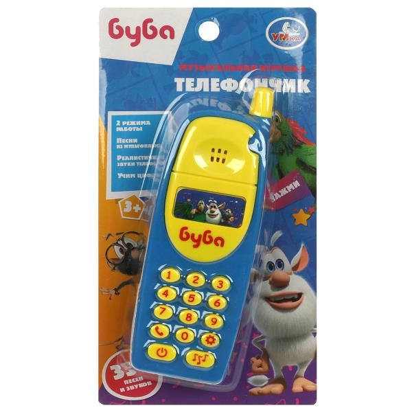 Игрушка Умка Телефончик Буба 35 песен, звуков
