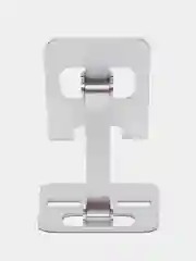 Серебряный держатель телефона настольный складной/ Держатель смартфона настольный металлический