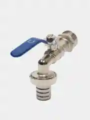 Кран шаровый ВОДОРАЗБОРНЫЙ  1/2" и 3/4 наружняя резьба РЫЧАГ AQUALINK