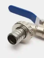 Кран шаровый ВОДОРАЗБОРНЫЙ  1/2" и 3/4 наружняя резьба РЫЧАГ AQUALINK