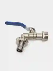 Кран шаровый ВОДОРАЗБОРНЫЙ  1/2" и 3/4 наружняя резьба РЫЧАГ AQUALINK