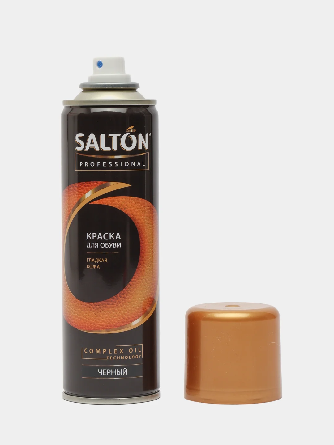Краска для обуви из гладкой кожи черный цвет 250 мл Salton