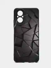 Тёмно-серый чехол для Realme C67 с принтом, с рисунком (Реалми С67)