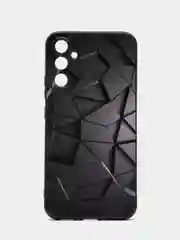 Тёмно-серый силиконовый чехол для Samsung Galaxy A34, с принтом, с рисунком, Самсунг Галакси А34