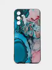 Фуксия силиконовый чехол для Samsung Galaxy A34, с принтом, с рисунком, Самсунг Галакси А34