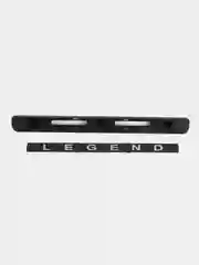 Накладка подсветки номера с надписью LEGEND хромированная на авто Лада Нива