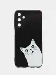 Белый чехол для Samsung Galaxy A15 с принтом, с рисунком (Самсунг Галакси А15)