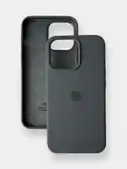 Серый чехол iPhone, Айфон 11, 13, 14, 15, Про Макс, Pro Max, силиконовый Silicone Case