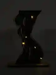 3D Ночник из дерева Женская Талия, грудь, 3 режима подсветки, теплый дневной свет