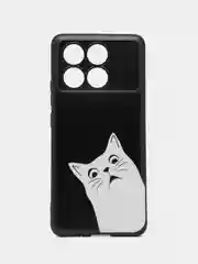 Бронзовый чехол для Xiaomi Poco X6 Pro с принтом, с рисунком (Сяоми Поко Х6 Про/Икс 6 Про)