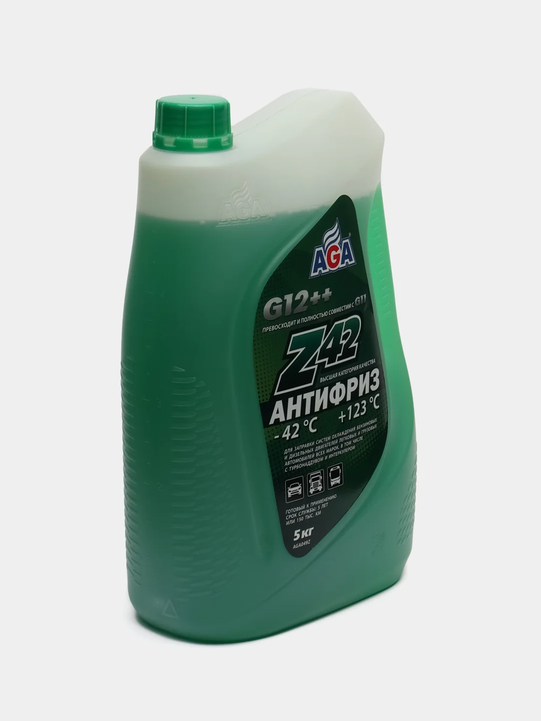 Антифриз AGA Z42 G12++ зеленый