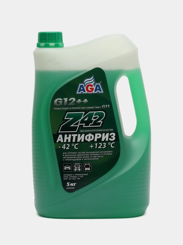 Антифриз AGA Z42 G12++ зеленый