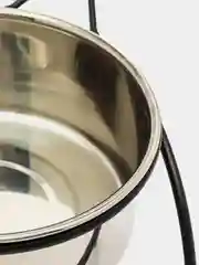 Черный миска для кошек с ушками