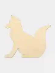 Многослойная деревянная раскраска Лиса, 3D раскраска из дерева