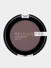 Тени для век RELOUIS PRO EYESHADOW MATTE, тон 13, ICED COFFEE, 3 г