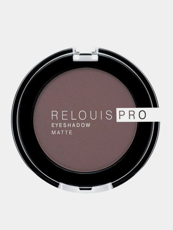 Тени для век RELOUIS PRO EYESHADOW MATTE, тон 13, ICED COFFEE, 3 г