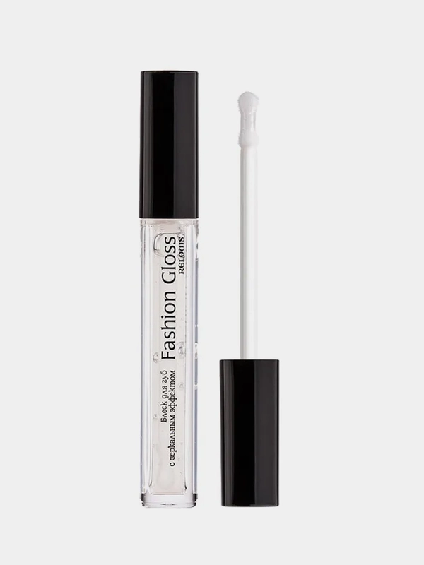 Блеск для губ Relouis Fashion Gloss, с зеркальным эффектом, тон 01 прозрачный, 3,6 г
