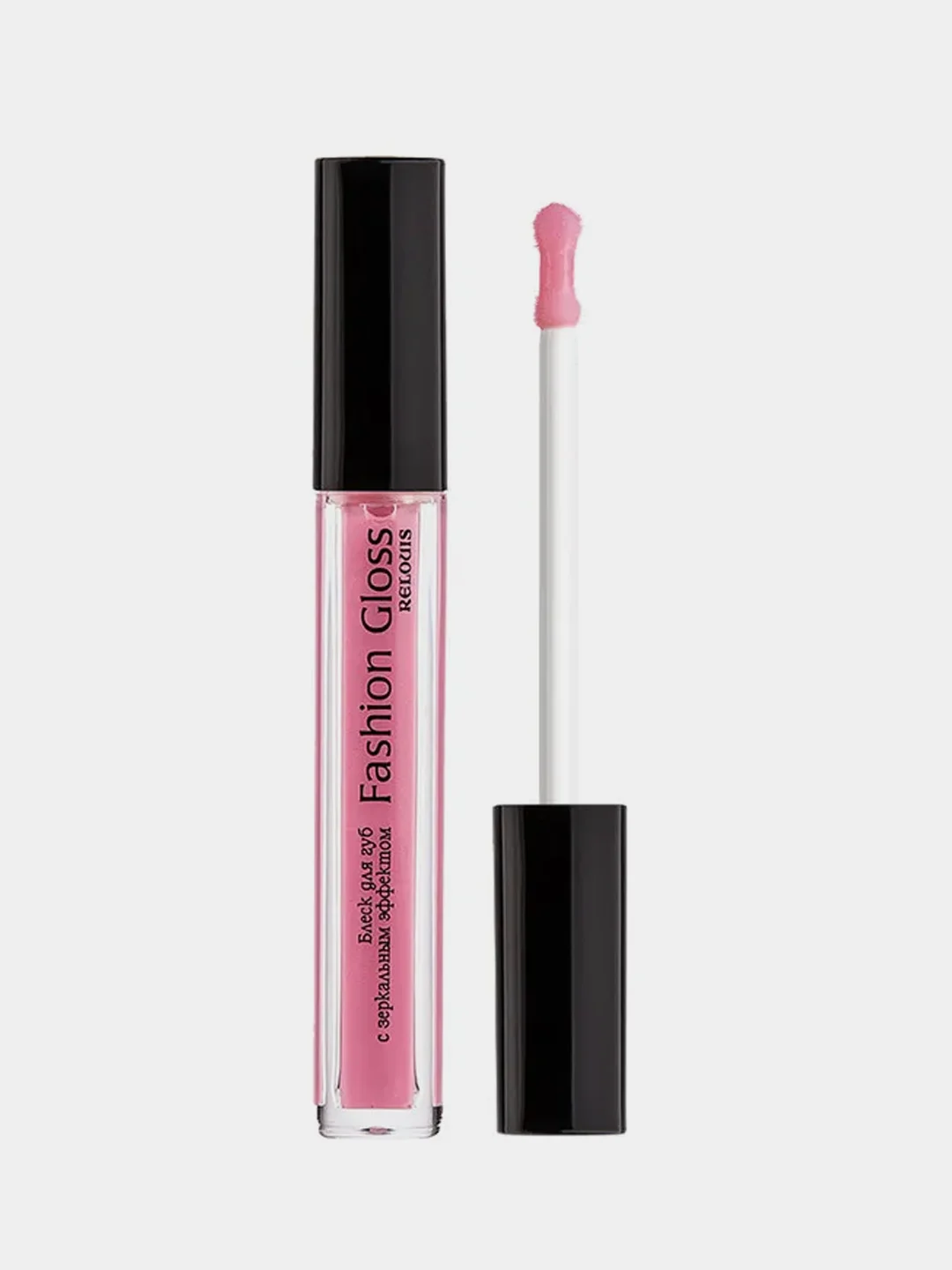 Блеск для губ Relouis Fashion Gloss, c зеркальным эффектом, тон 07 розовый, 3,6 г