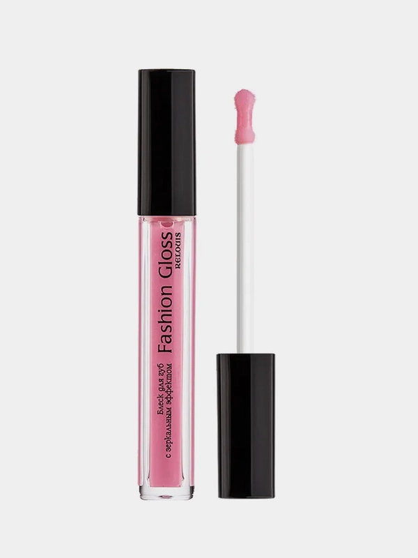 Блеск для губ Relouis Fashion Gloss, c зеркальным эффектом, тон 07 розовый, 3,6 г