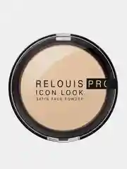 Пудра компактная RELOUIS PRO Icon Look Satin Face Powder, тон 01, 9 г