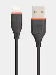 Черный сетевое зарядное устройство Borofone BA20A Sharp + кабель Lightning