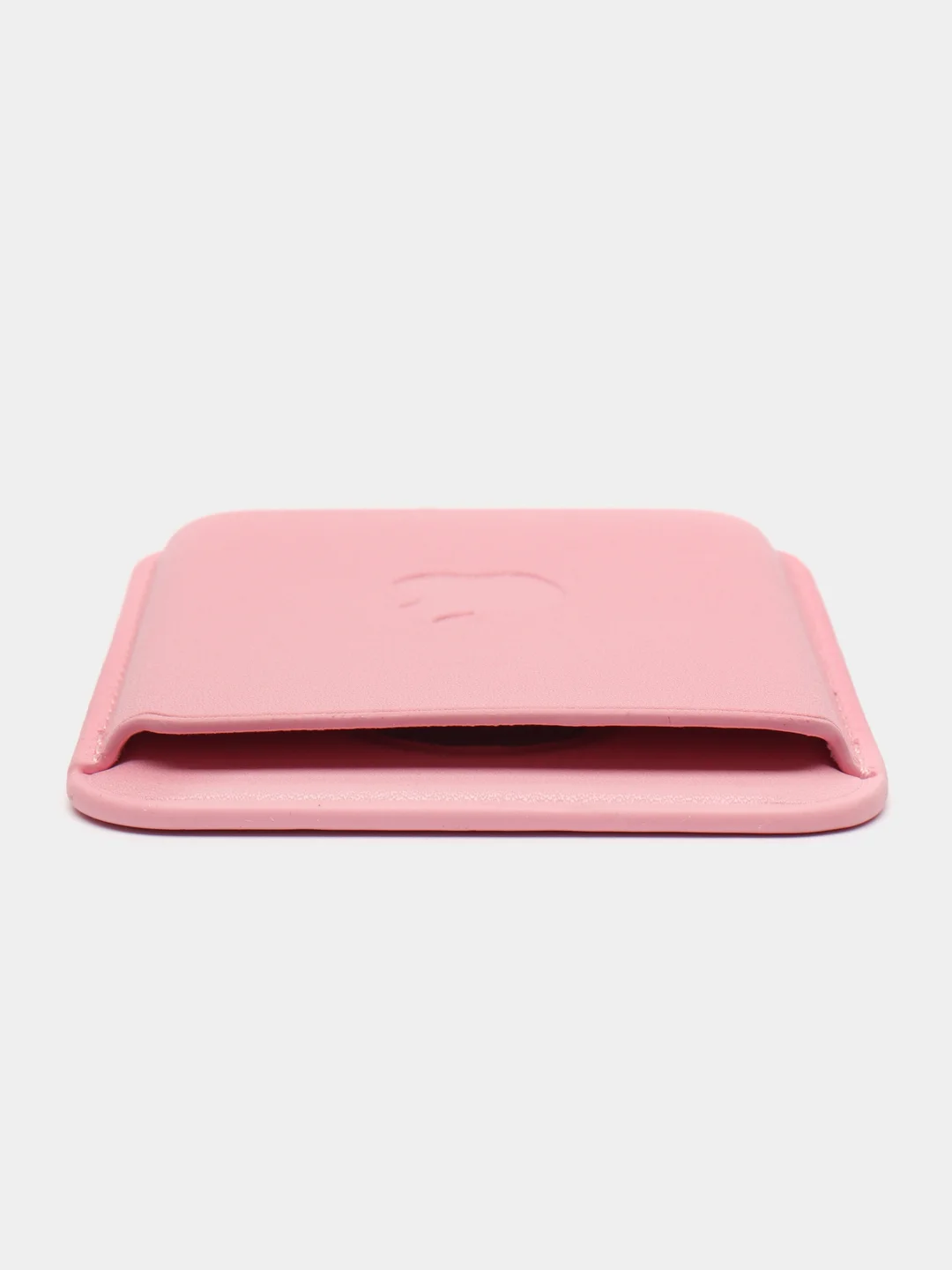 Розовый картхолдер (визитница) MagSafe Leather Wallet для Apple iPhone с логотипом