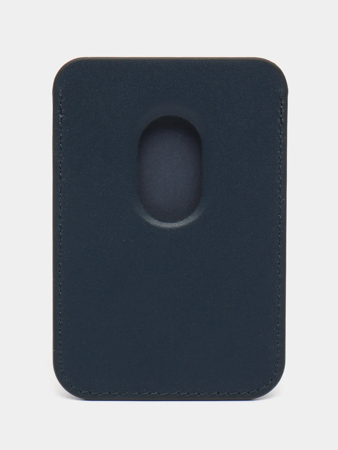 Синий картхолдер (визитница) MagSafe Leather Wallet для Apple iPhone с логотипом