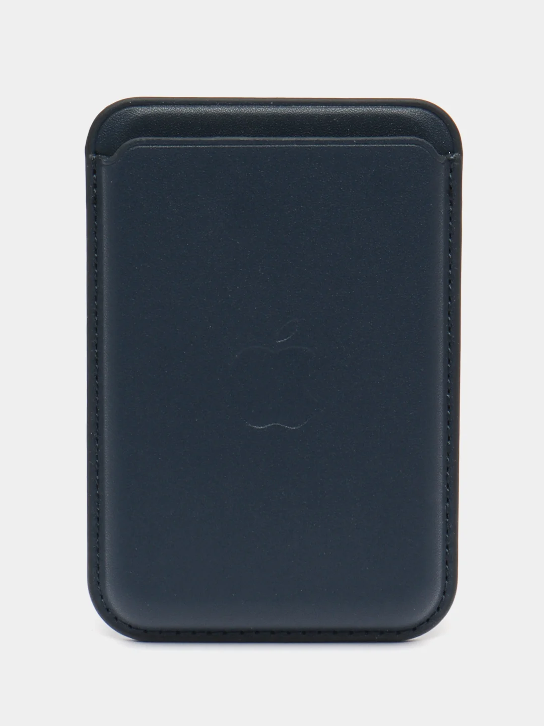 Синий картхолдер (визитница) MagSafe Leather Wallet для Apple iPhone с логотипом