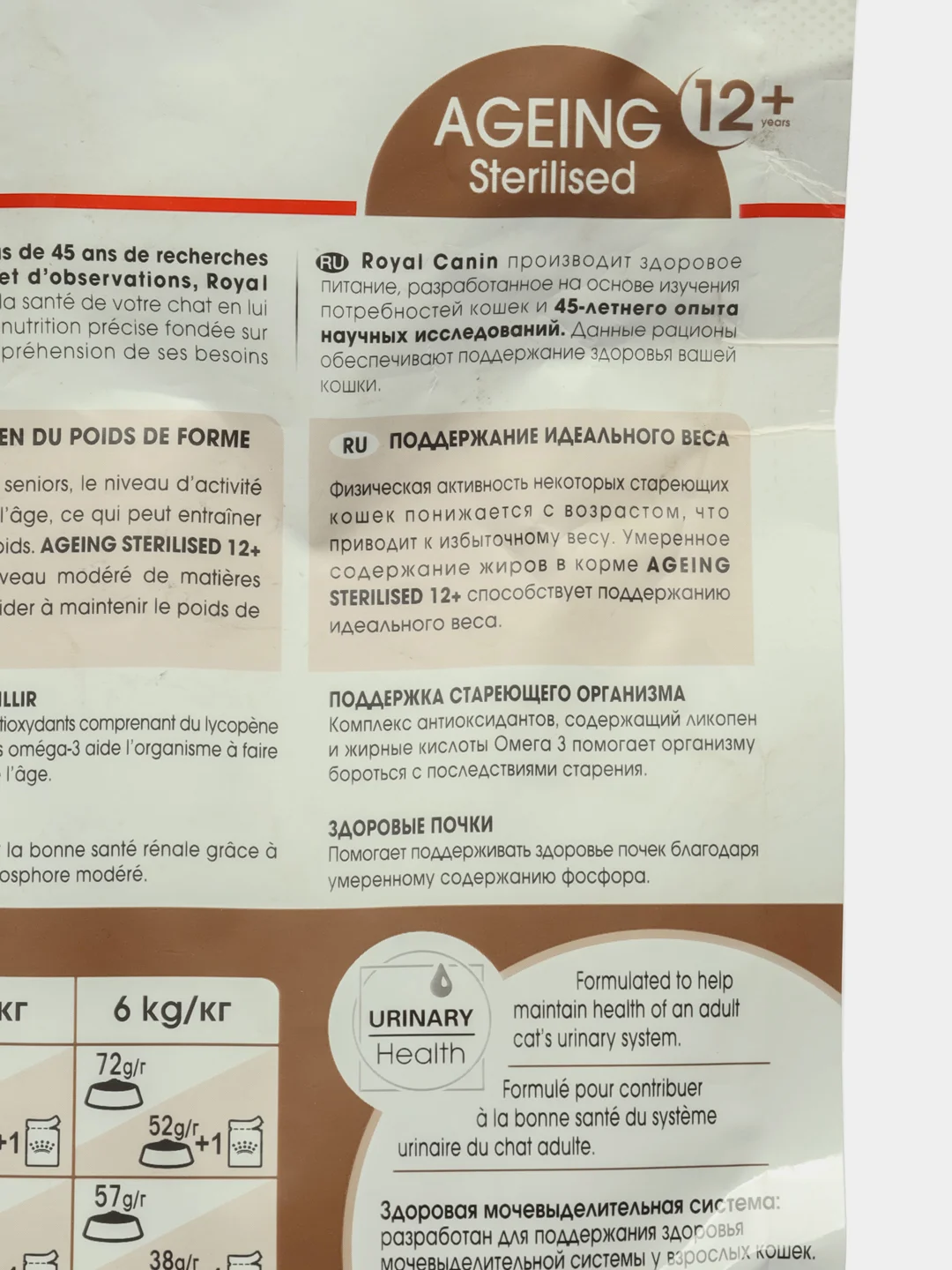 Корм для стерилизованных кошек старше 12 лет Royal Canin Senior Ageing 12+ Sterilised 2кг