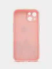 Розовый чехол на айфон 11 12 13 14 15 16 Pro Max Plus, силиконовый для iPhone