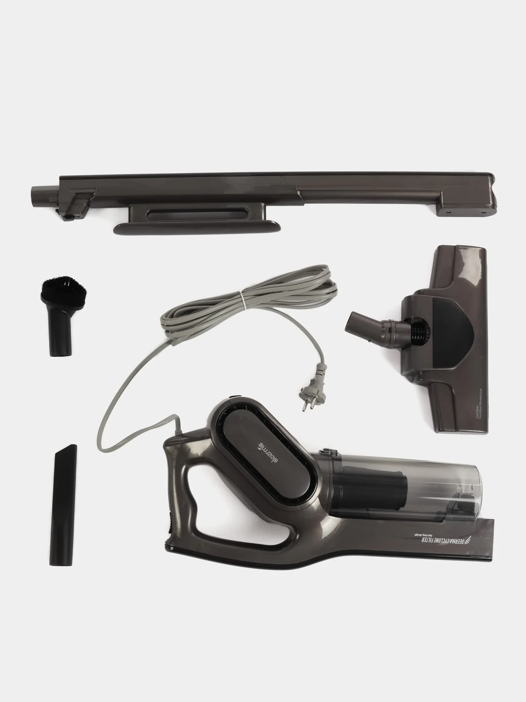 Белый пылесос вертикальный ручной Xiaomi Deerma DX700 / DX700S / DX700 Pro, 2в1, автомобильный