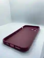 Бордовый чехол для iPhone 12 Pro/ 12 Pro Max/ 13 pro/ 13 Pro Max/ 14 pro/14 Pro Max, с принтом