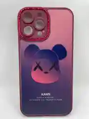 Бордовый чехол для iPhone 12 Pro/ 12 Pro Max/ 13 pro/ 13 Pro Max/ 14 pro/14 Pro Max, с принтом
