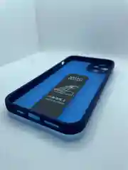 Синий чехол для iPhone 12 Pro/ 12 Pro Max/ 13 pro/ 13 Pro Max/ 14 pro/14 Pro Max, с принтом