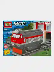 Конструктор Город мастеров "Тепловоз", 78 деталей