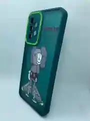 Зеленый чехол для телефона Samsung galaxy A33, с принтом, с подставкой