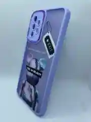 Лавандовый чехол для телефона Samsung galaxy A33, с принтом, с подставкой