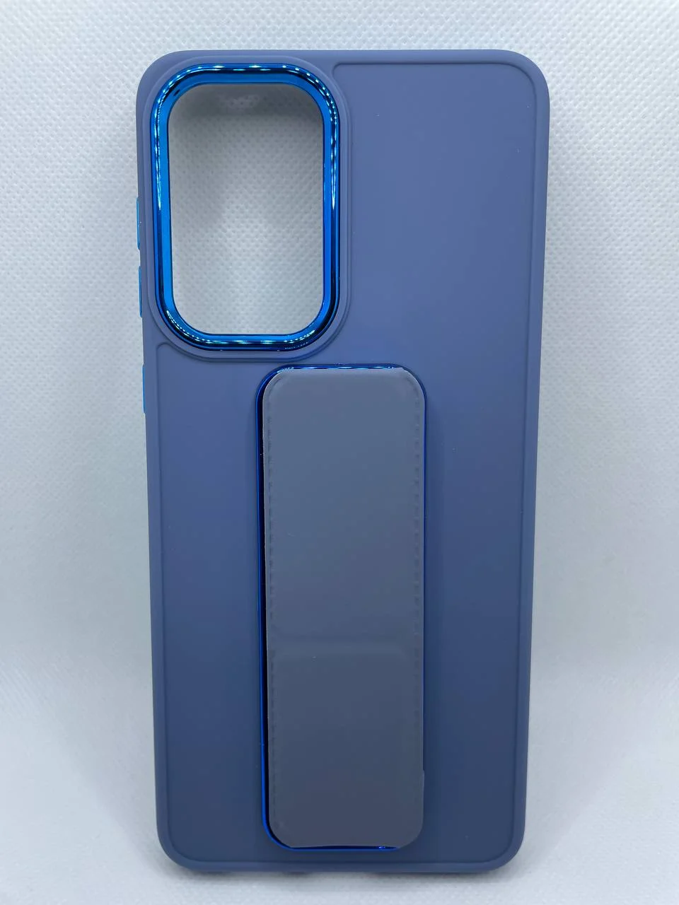 Светло-синий чехол для телефона Samsung galaxy A33, с принтом, с подставкой
