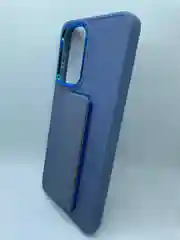 Светло-синий чехол для телефона Samsung galaxy A33, с принтом, с подставкой