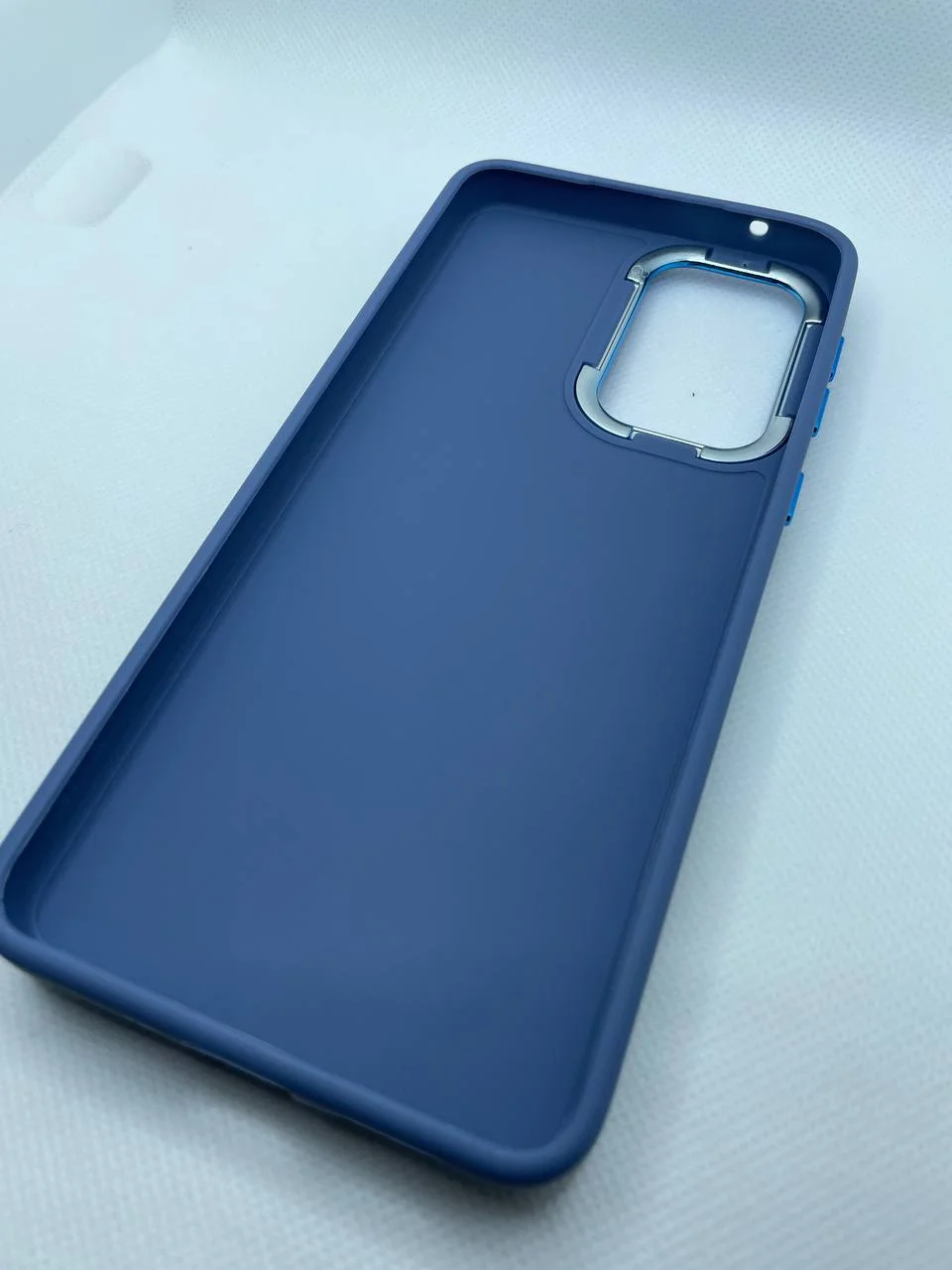 Светло-синий чехол для телефона Samsung galaxy A33, с принтом, с подставкой