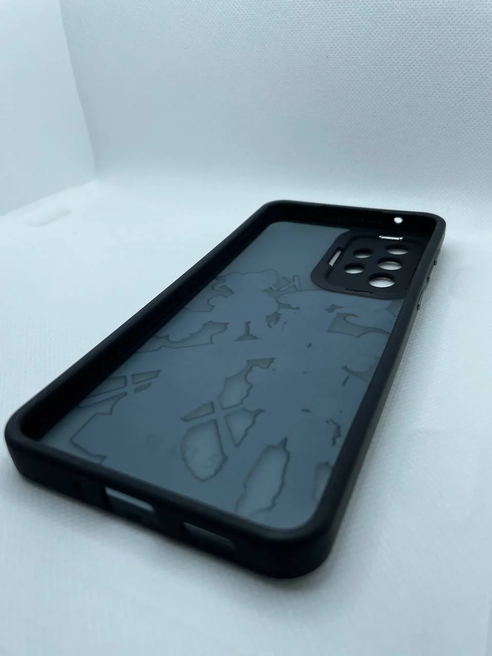 Черный чехол для телефона Samsung galaxy A33, с принтом, с подставкой
