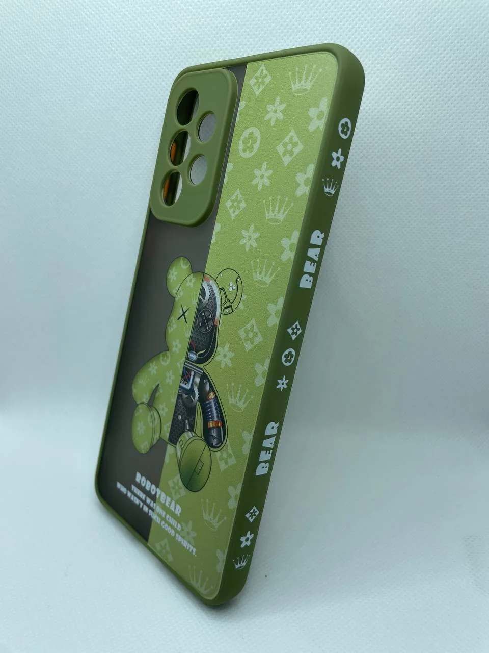Лавандовый чехол для телефона Samsung galaxy A33, с принтом, с подставкой