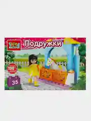 Конструктор Город мастеров "Девочка с лошадкой", 35 деталей