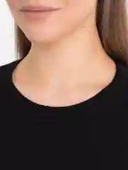 Черный лонгслив женский в рубчик