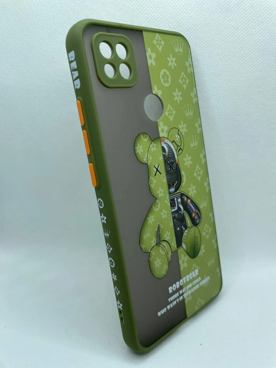 Лайм чехол для смартфона Xiaomi redmi 9C, с принтом, с подставкой