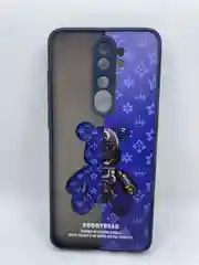 Темно-синий чехол для смартфона Xiaomi Note 8 Pro, с принтом